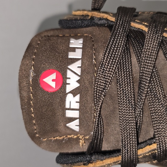 Airwalk Brown Leather Safety Sneakers Composite Toe Mens Size 11.5 - Picture 11 of 15